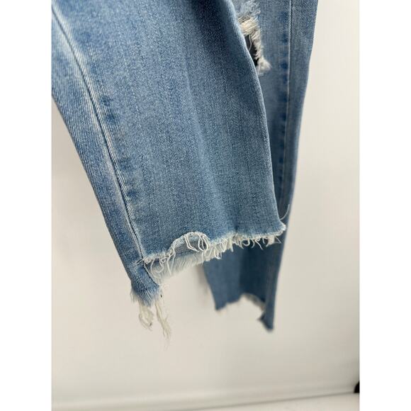 Flying Monkey Light Wash Blue Cotton Blend Denim Skinny Jeans Women's Size 29 - Picture 3 of 9